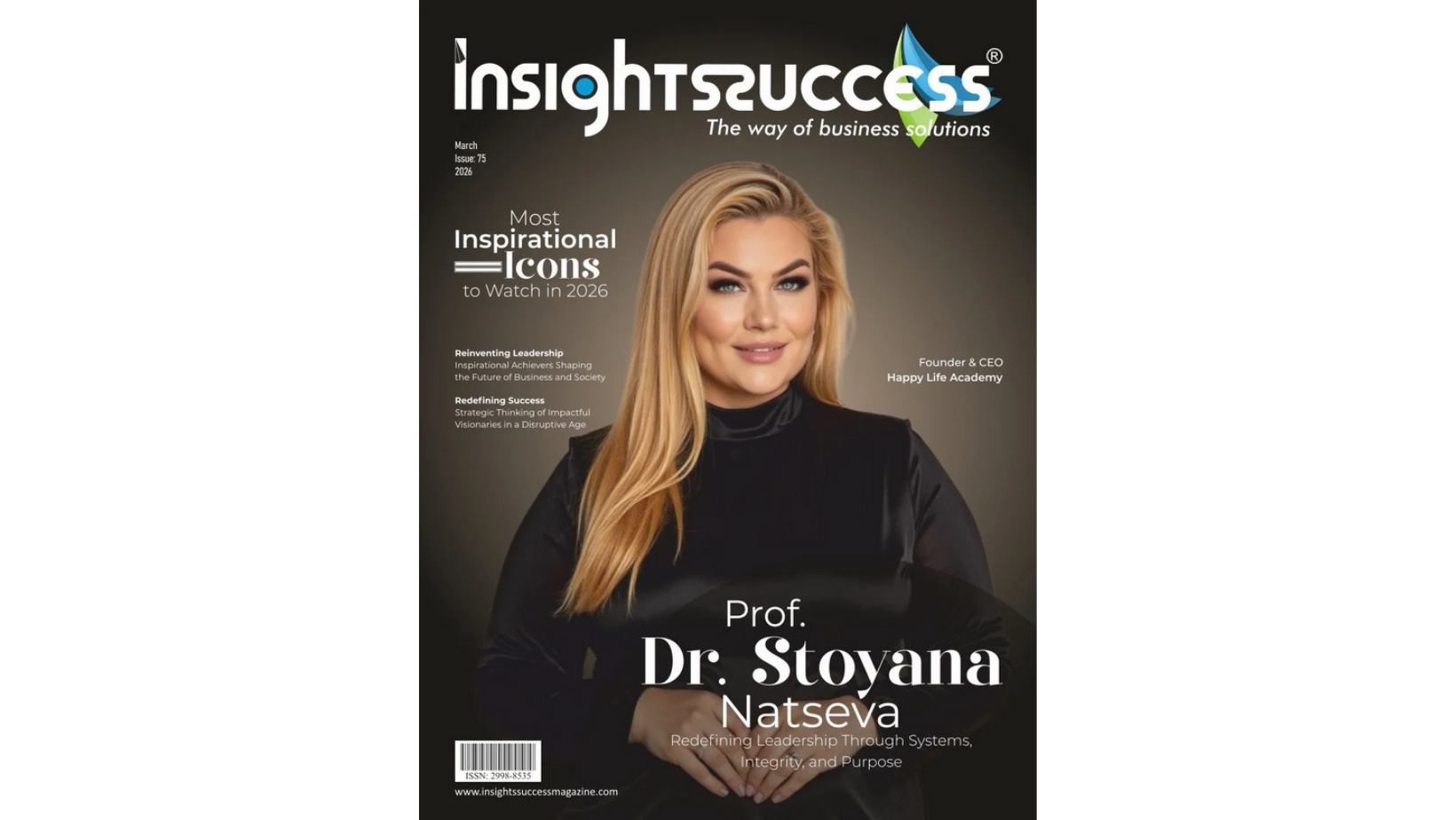 Insight ssuccess magazine проф. д-р Стояна Нацева: Преосмисляне на лидерството чрез системи, интегритет и мисия