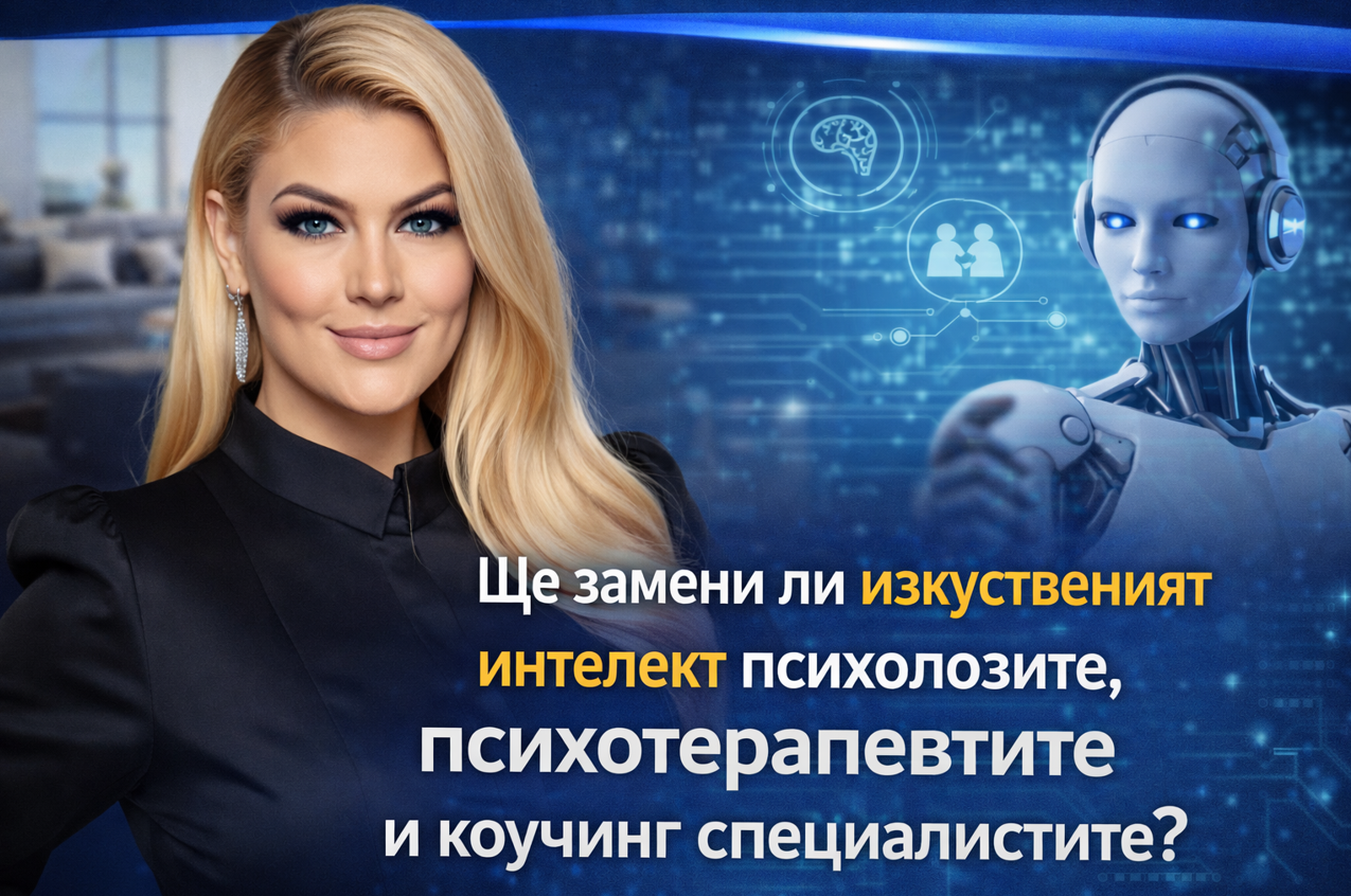 Ще замени ли изкуствения интелект психолозите, психотерапевтите и коучинг специалистите?
